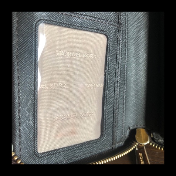 Michael Kors Perforated Zippered Wallet and Wristlet - Picture 2 of 11